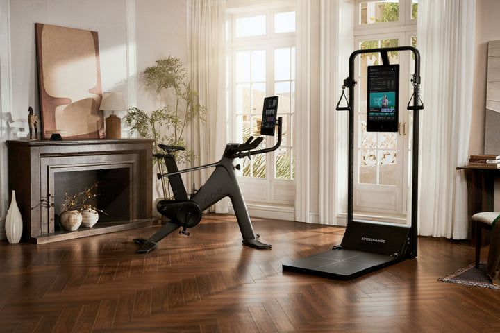 Gym&nbsp;Monster and VeloNix in a period guest room