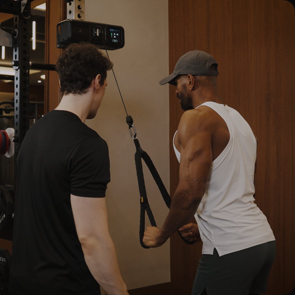 Athlete doing speed training with Gym Nano
